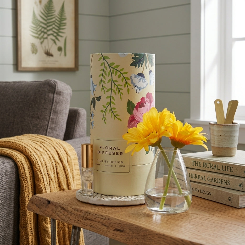 Artificial Yellow Daisy Diffuser with Fragrance