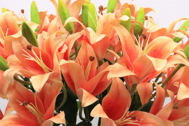Silk flower bouquet