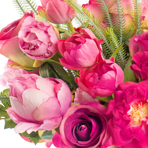 Artificial flower arrangement
