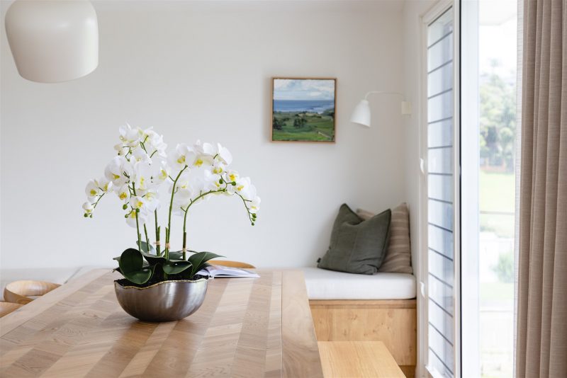 Artificial white orchid plant for sale online
