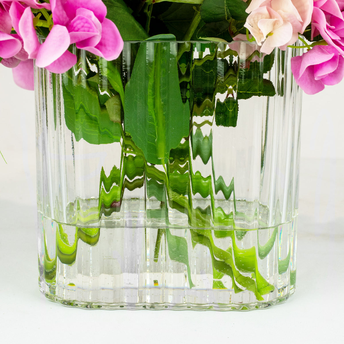 50cm Faux Pink Hydrangea & Berry Arrangement