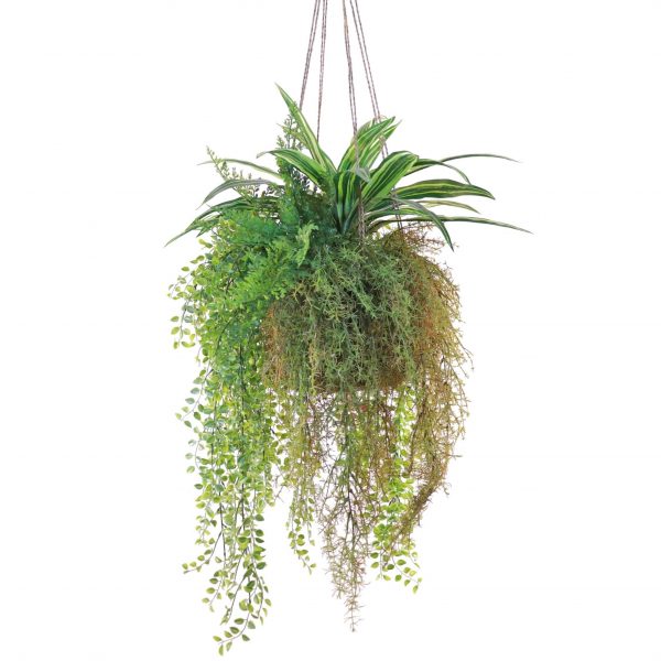 Fake hanging greenery plant