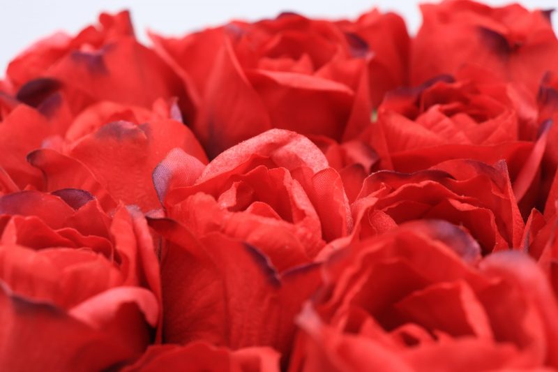 Fake Red Rose Arrangement